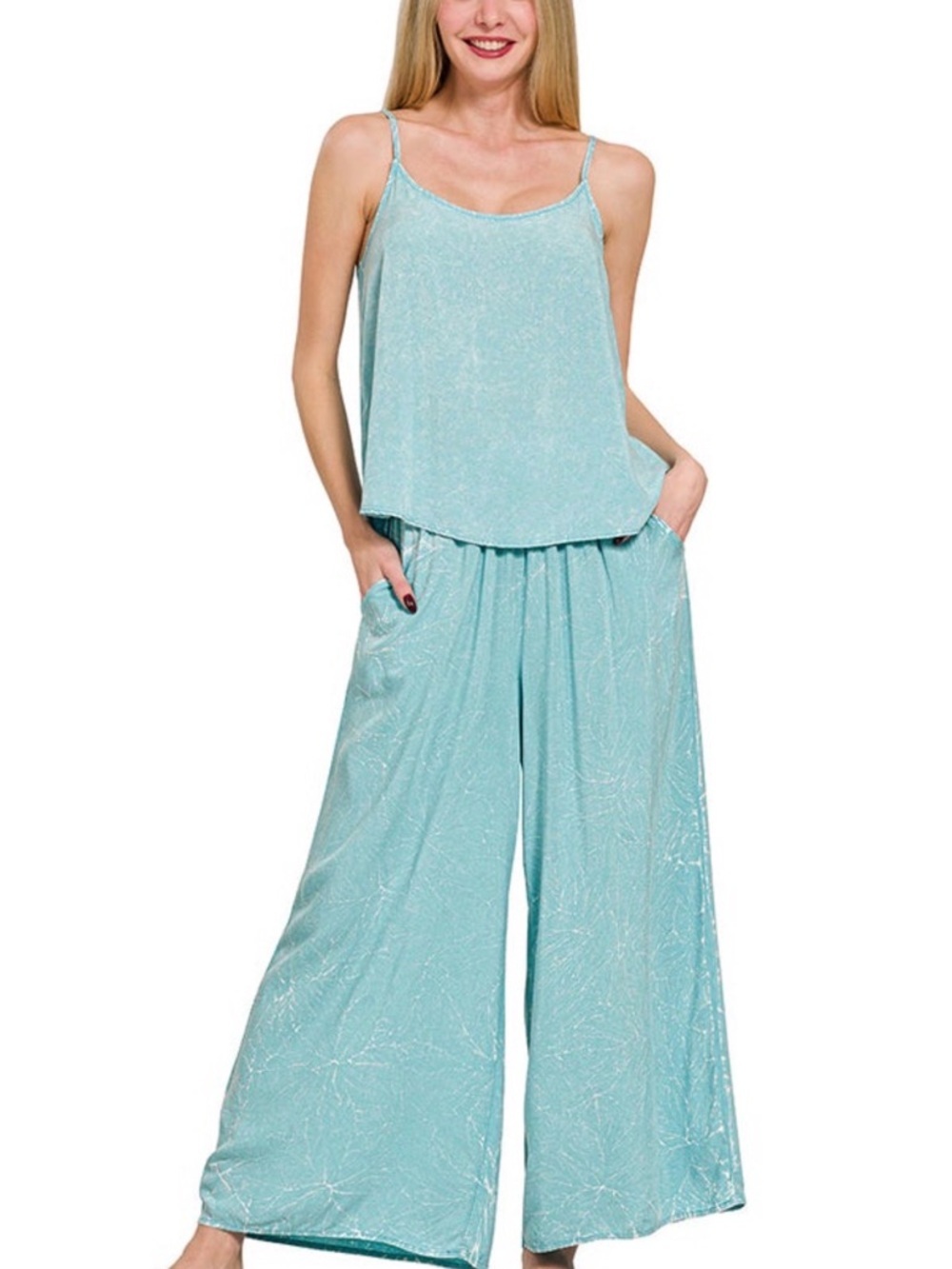 Zenana Dusty Teal Set- NWOT (In original packaging)